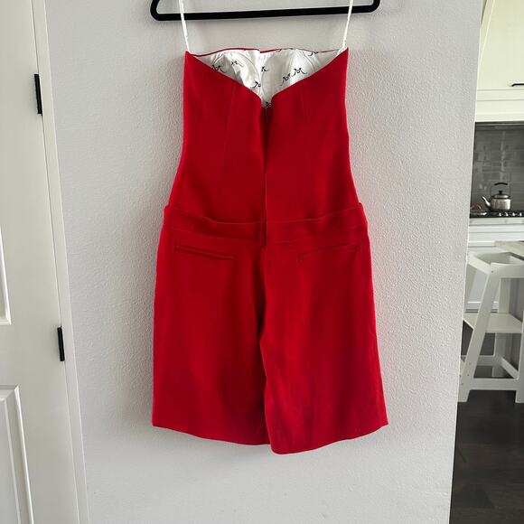 Rowen Rose Bustier Mini Jumpsuit Size 36 New - Picture 6 of 8